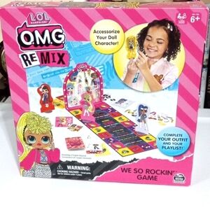 L.O.L. GIRLS OMG REMIX DRESS UP BOARD GAME AGES 6+ NWT